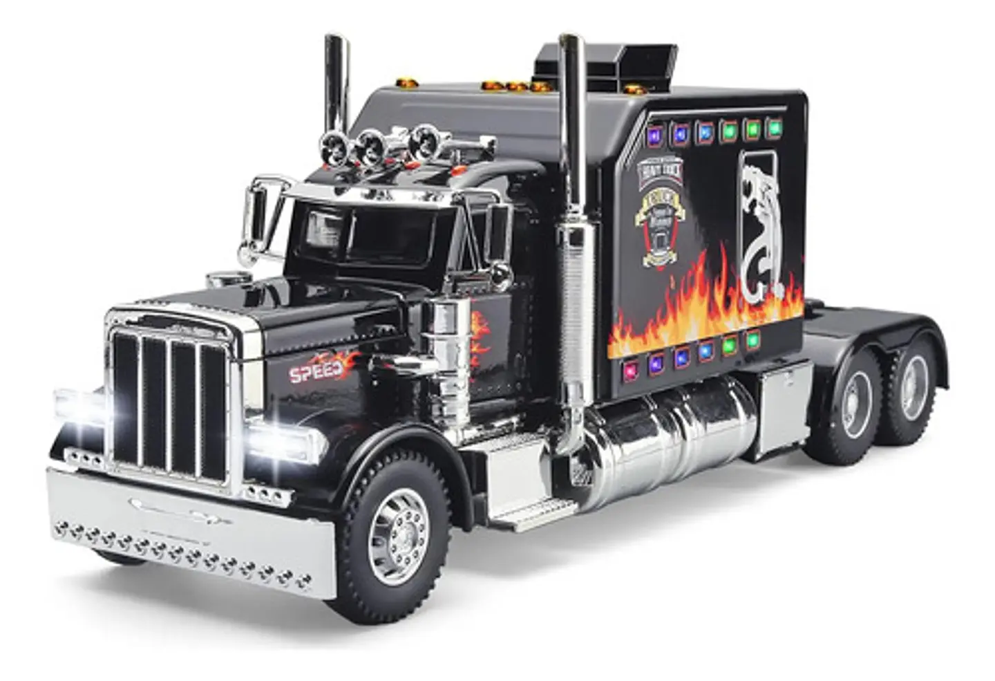 Tractomula Escala 1:24 Trailer Luces Sonido Capo Cabina 7