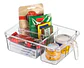 Organizador Nevera Acrílico Macro 3 Compartimientos Transparente - Miniatura 1