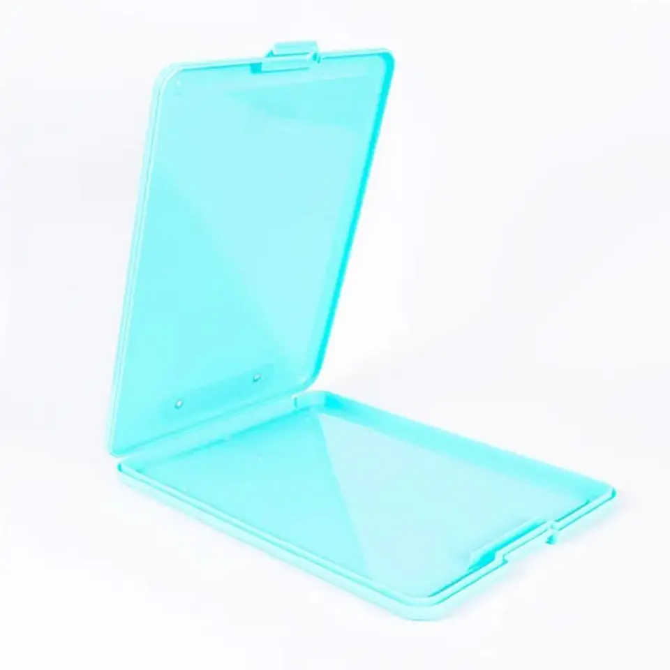 Tabla Planillero Ganch Tapa Carta Klipp Unidad Agua Marina Blanco 2