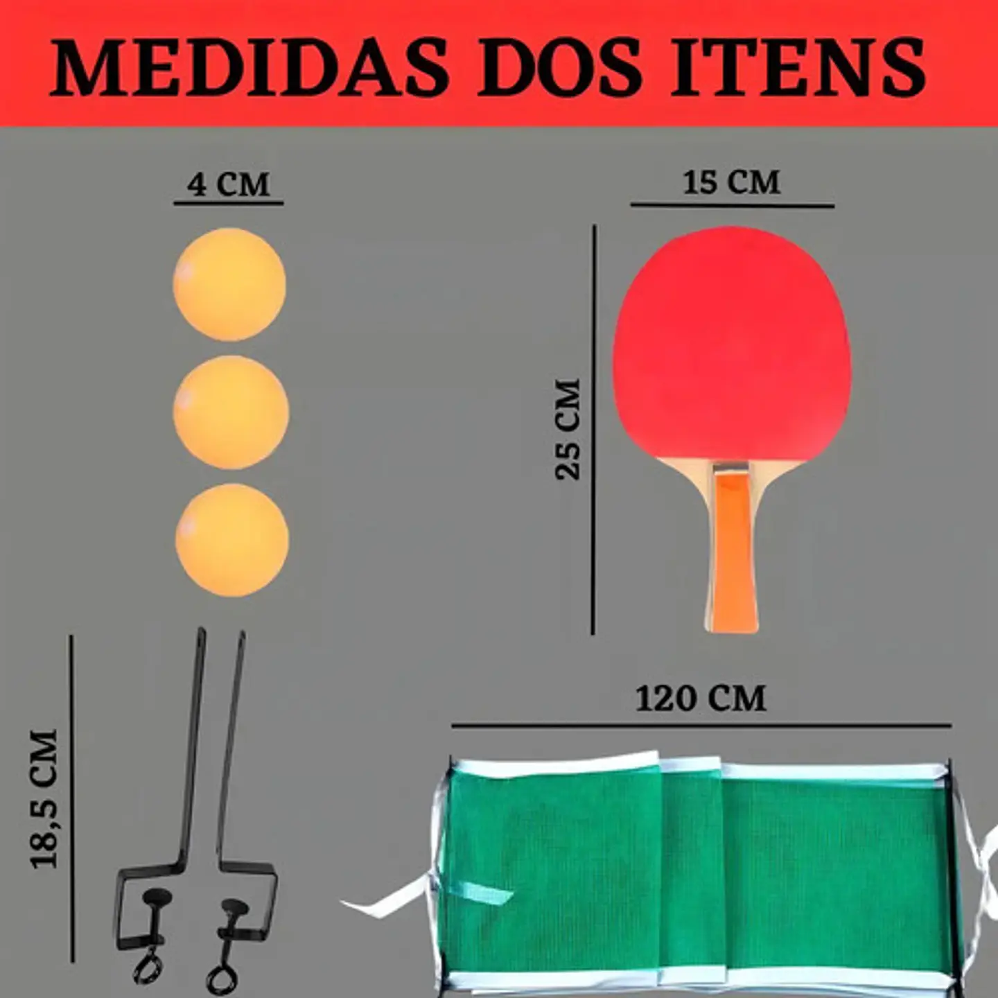 Digudu Tenis de Mesa Ping Pong Completo 8