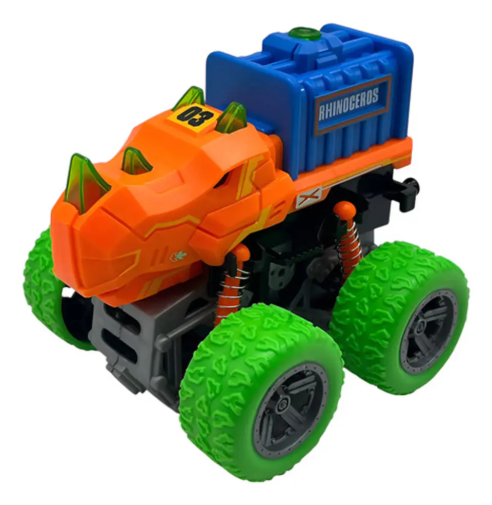 Carro Mini Dinosaurio Luces Y Sonidos Monster Truck 2