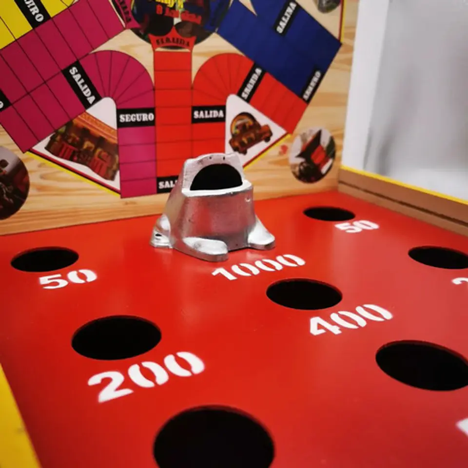 Juego De Mesa Rana Mediana  Parques Y Escalera 7