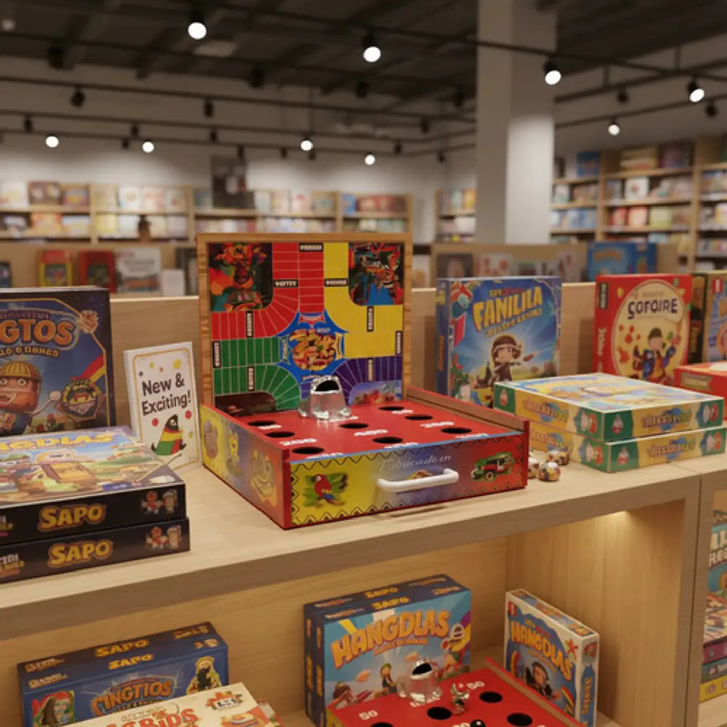 Juego De Mesa Rana Mediana  Parques Y Escalera 24