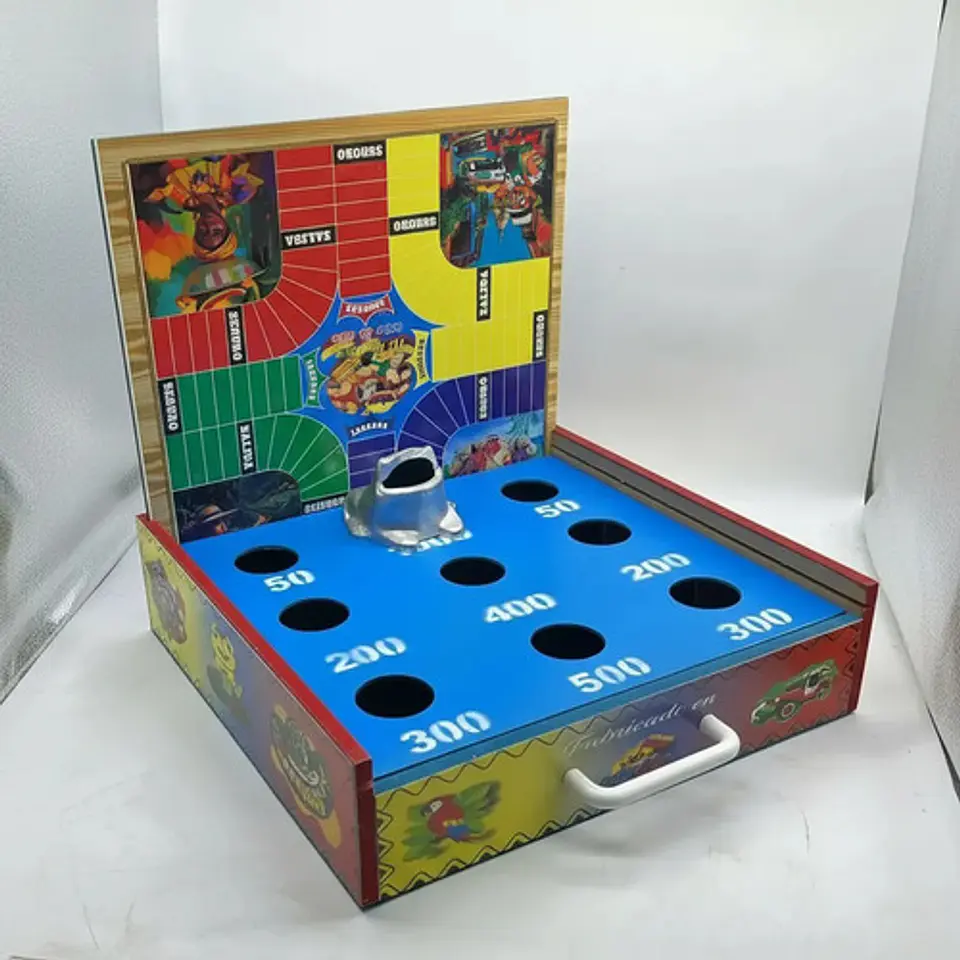 Juego De Mesa Rana Mediana  Parques Y Escalera 25