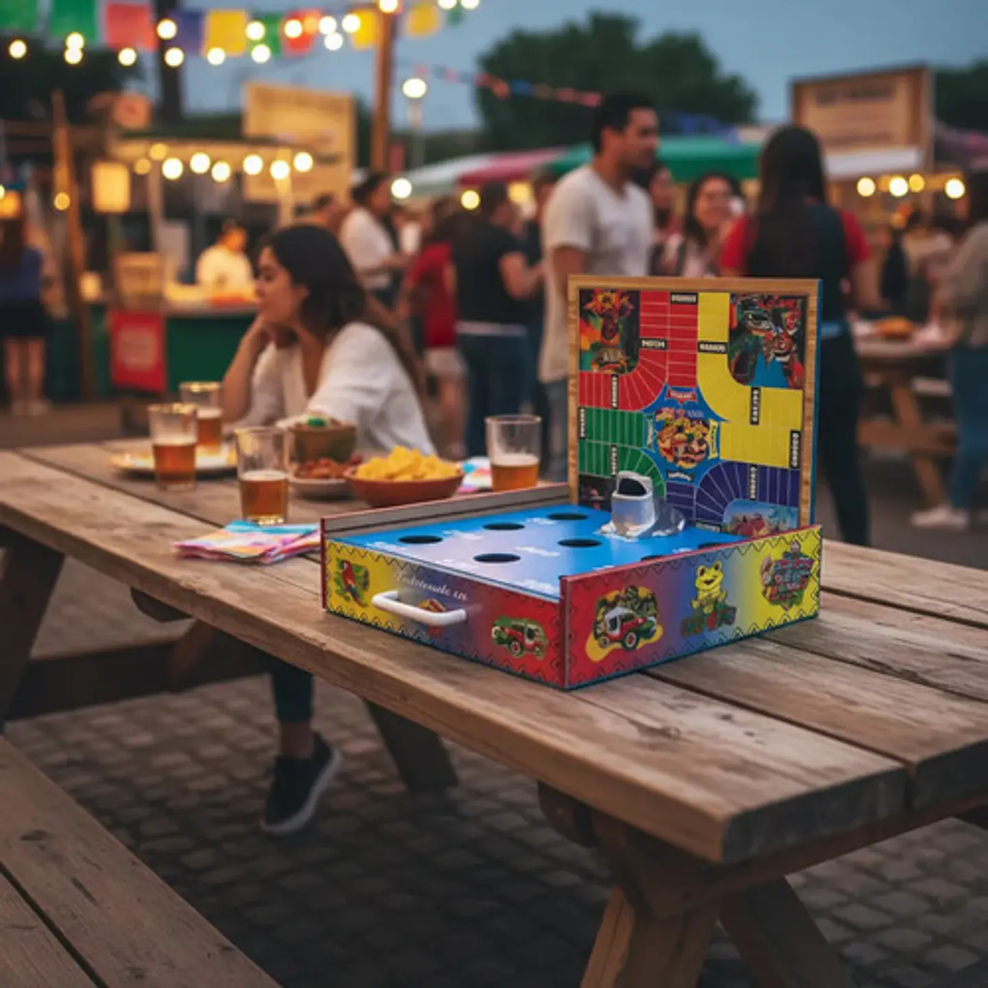 Juego De Mesa Rana Mediana  Parques Y Escalera 26