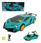Carro Deportivo Transformable Coche Juguete Giratorio 360 - Miniatura 3