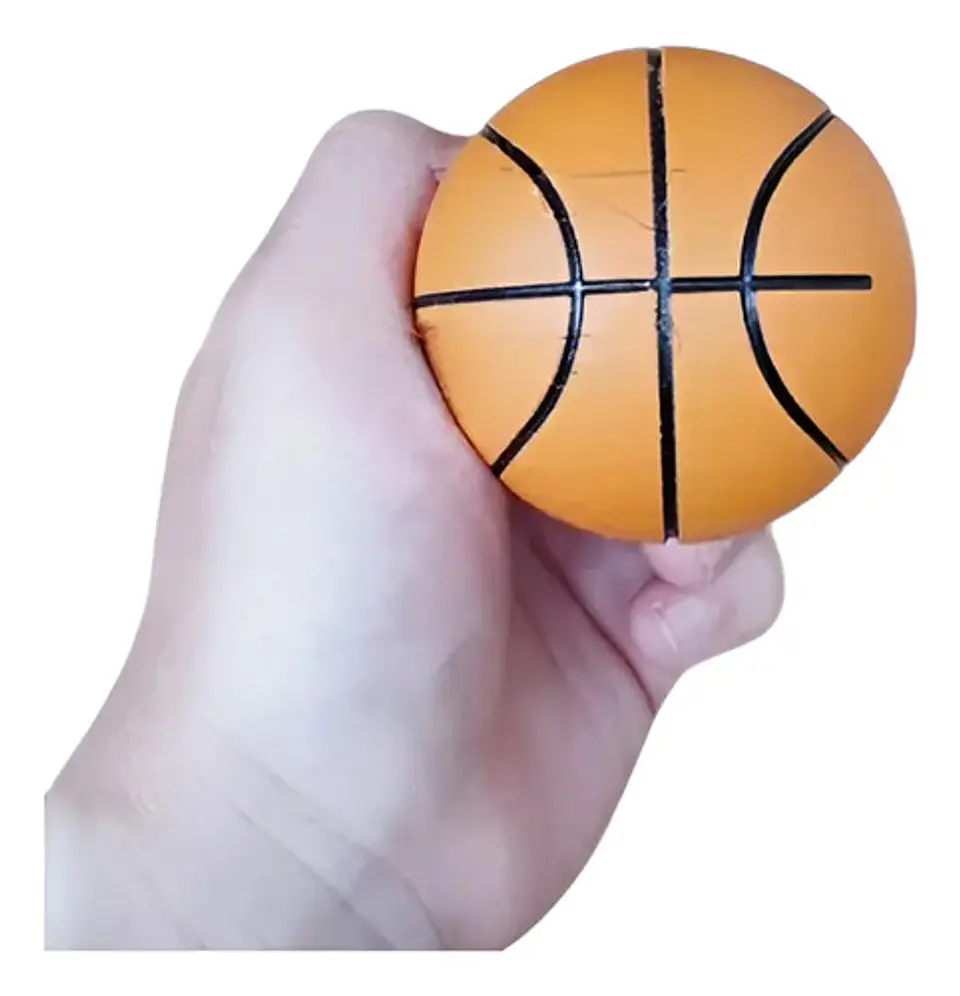 3 Pelotas De Caucho Ultra Rebote Baloncesto 6cm Diametro 1