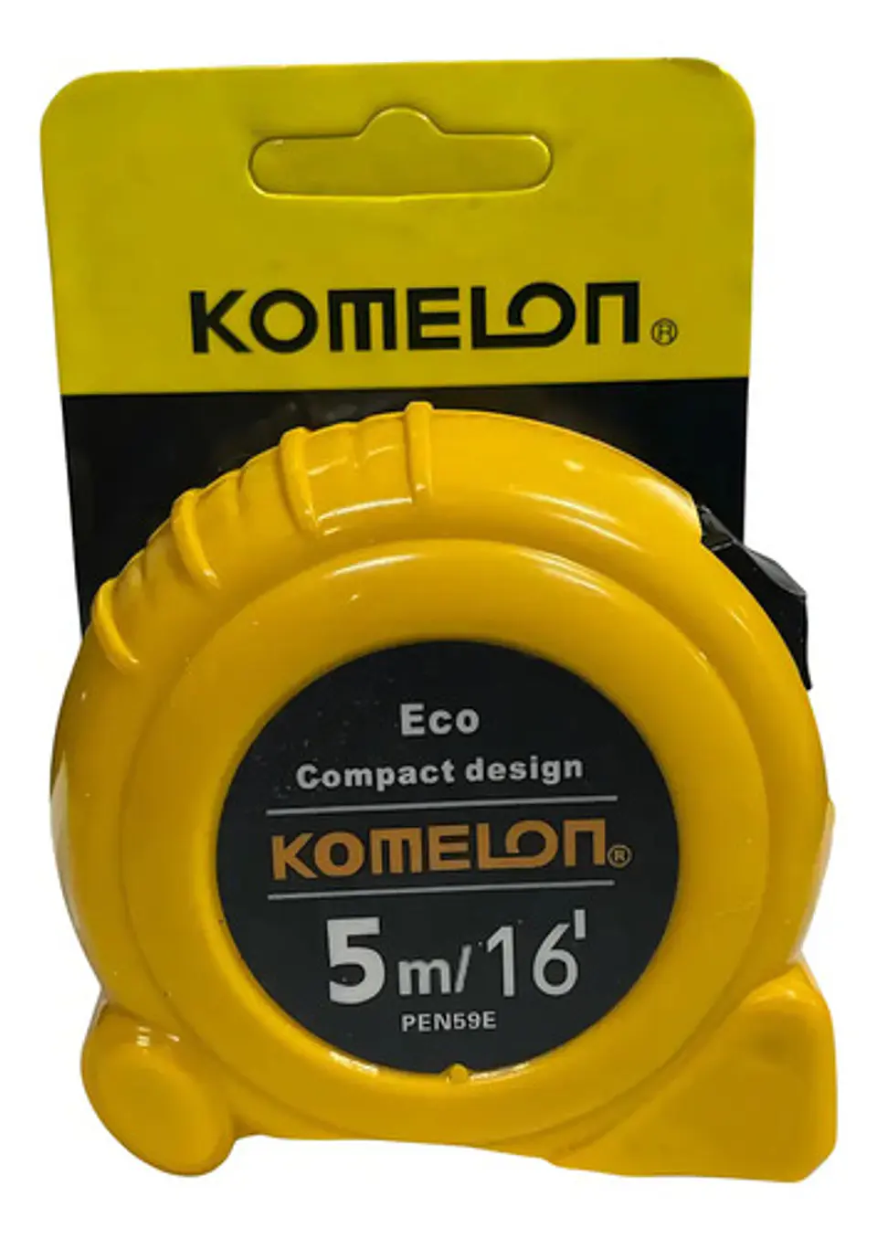 Cinta Métrica Komelon Eco 5m Amarillo Flexómetro Magnético Plegable 3
