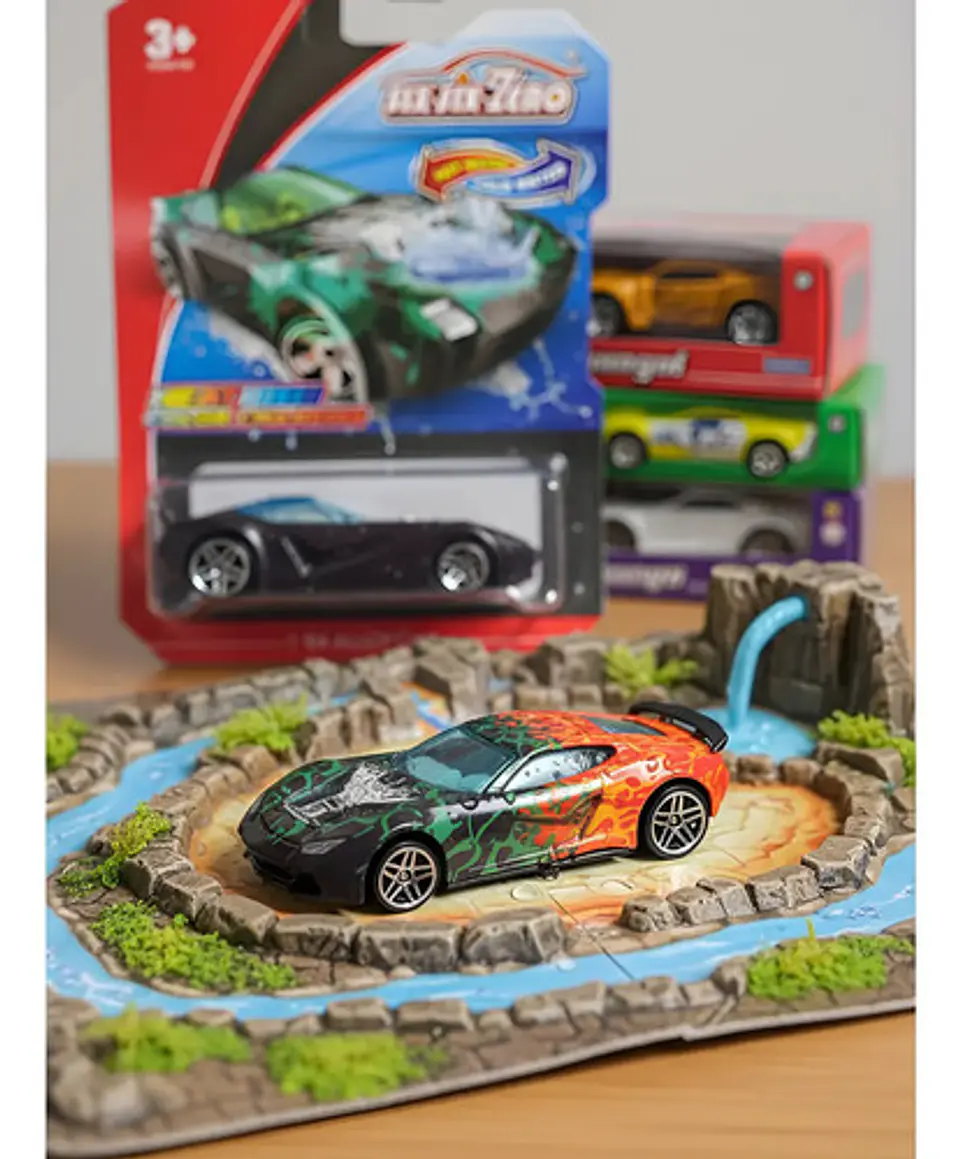 Carros Colección Metálico Cambio Color Calor Frio Shifters 35