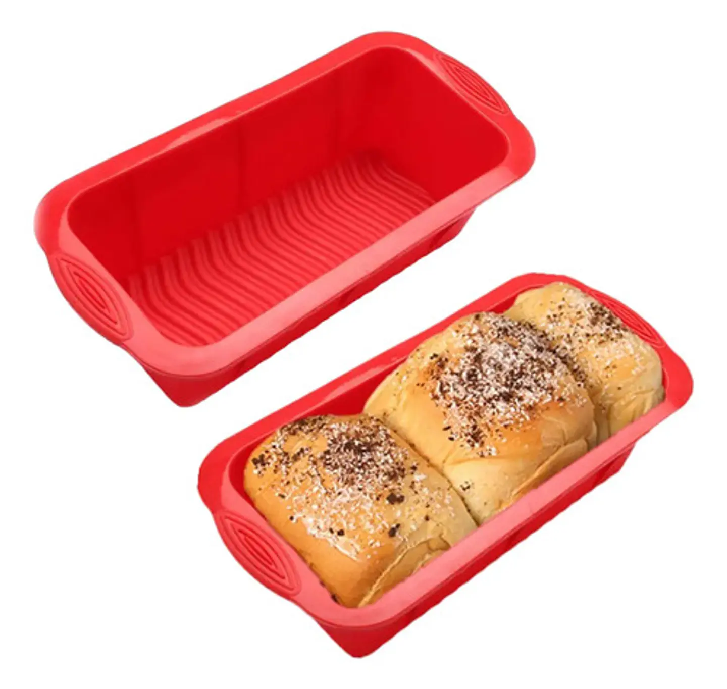 Molde Silicona Rectangular Pan Tortas Repostería Panadería 5