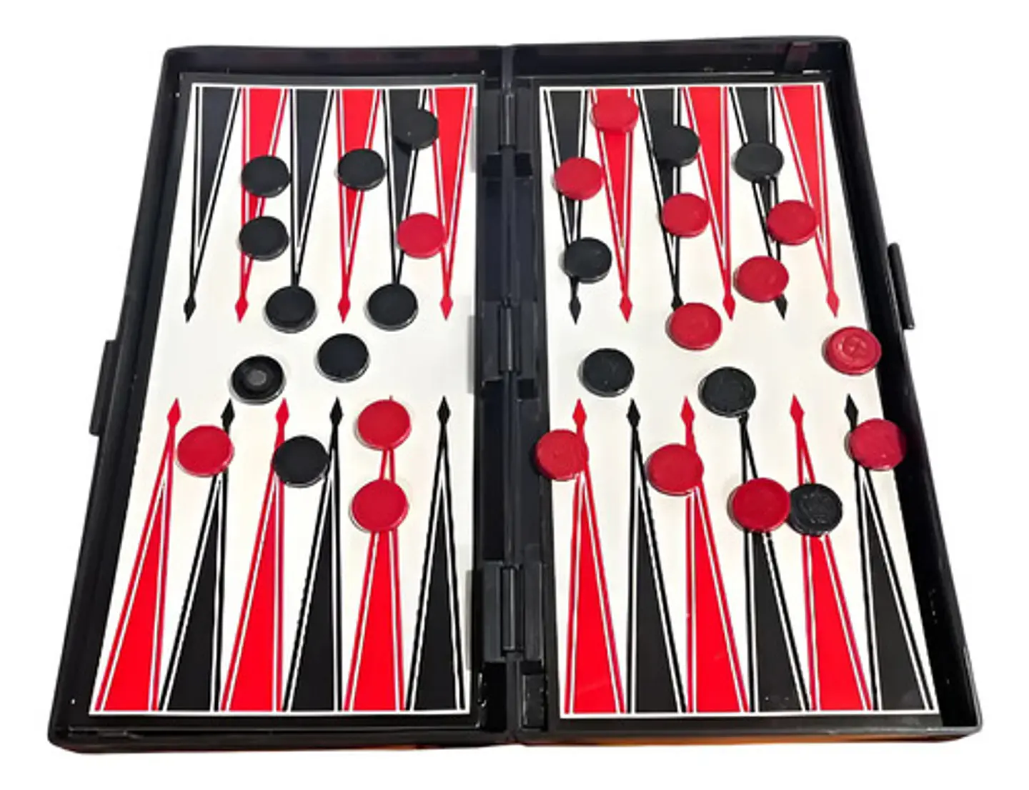 Juego Ajedrez 4 En 1 25x25 Checker Backgammon Poker Plegable 5
