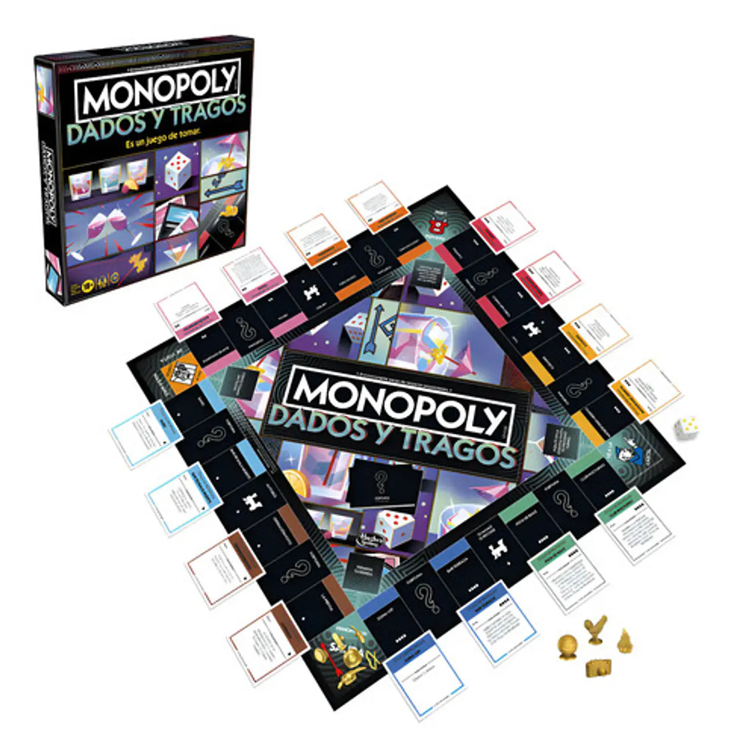 Juego De Mesa Monopoly Tragos Y Dados 1