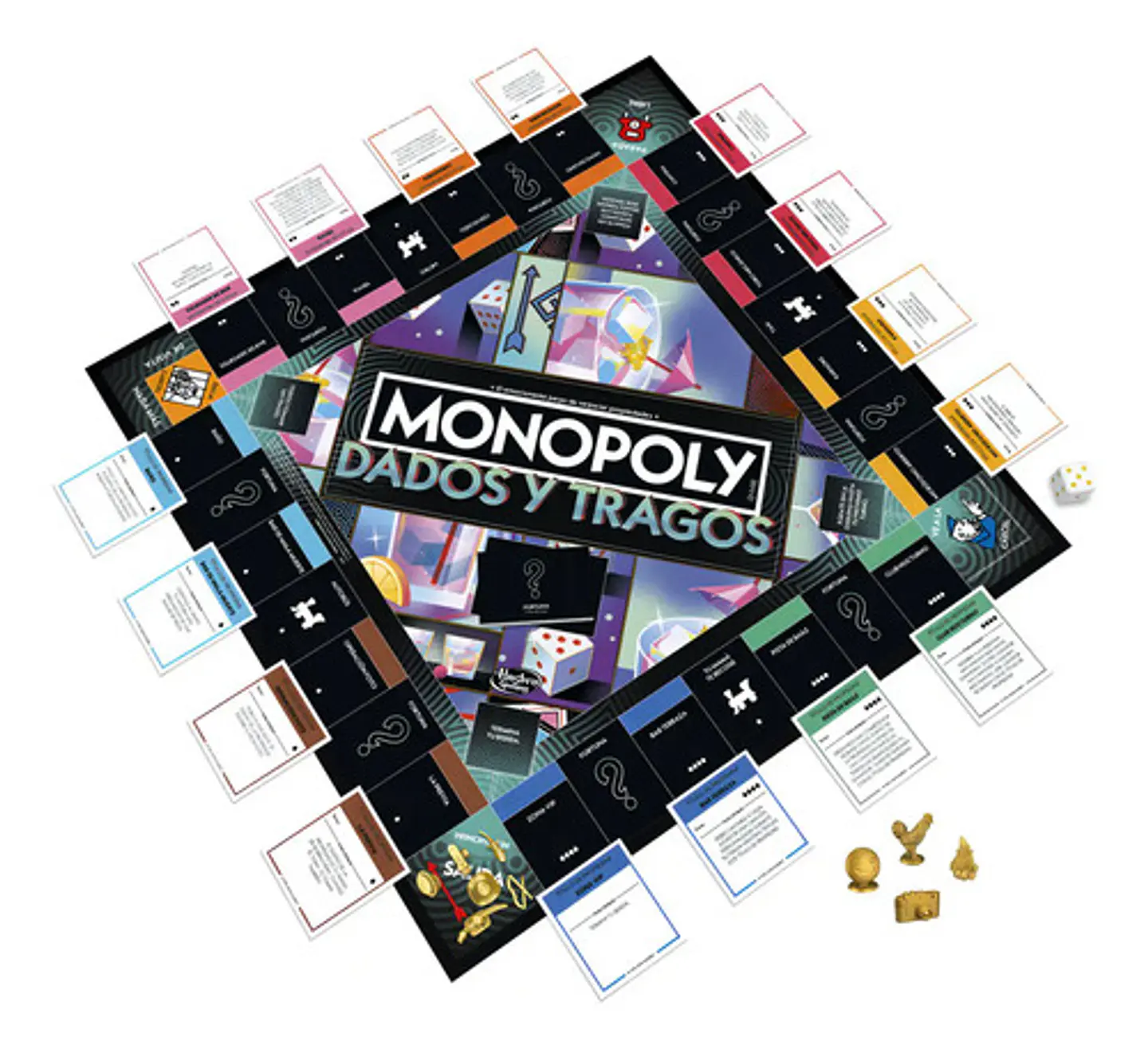 Juego De Mesa Monopoly Tragos Y Dados 3