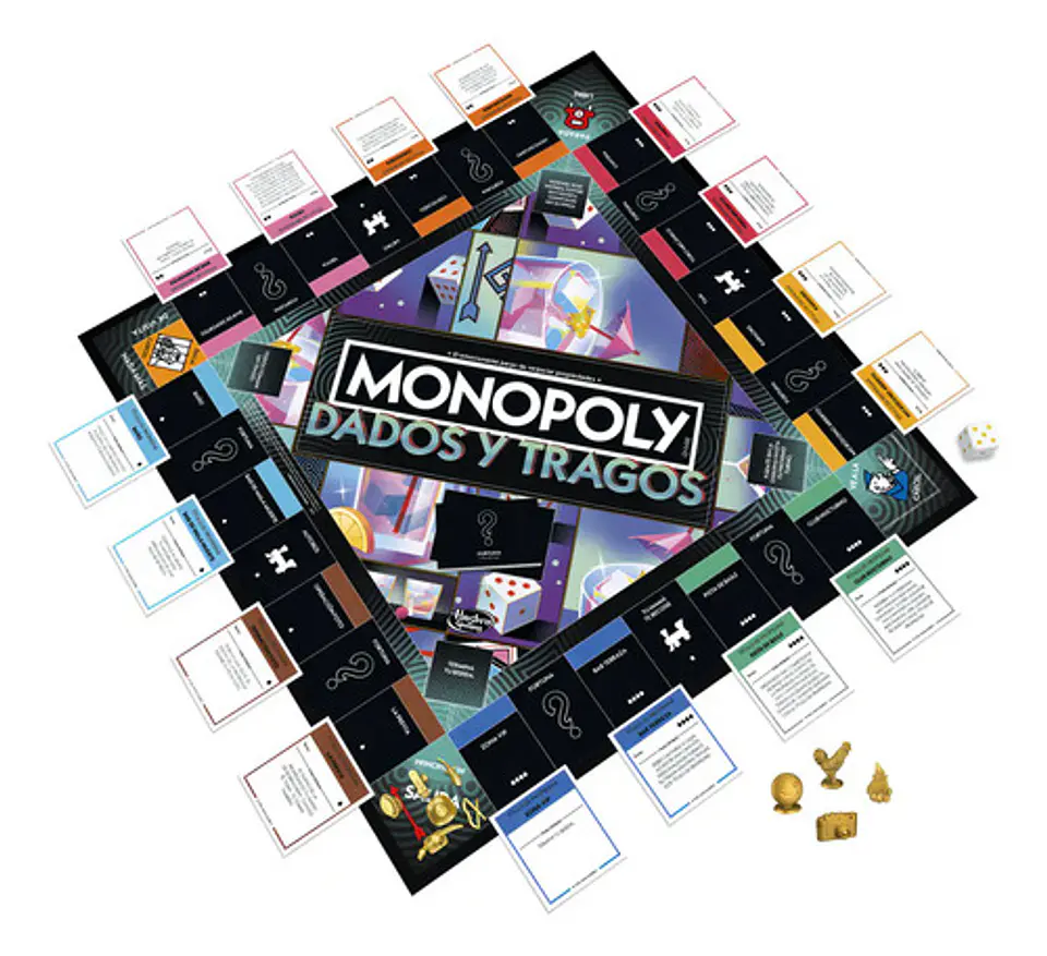 Juego De Mesa Monopoly Tragos Y Dados 3