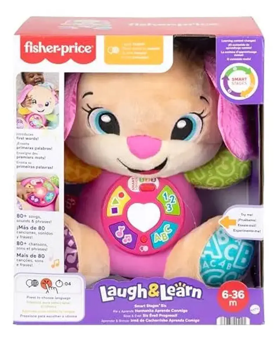 Fisher-price Ríe Y Aprende Juguete Perrita Aprende Conmigo 4
