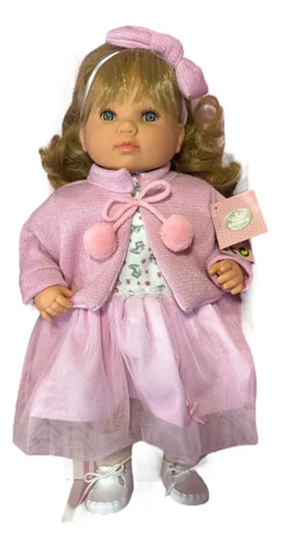Bebe Reborn Arias  Muñeco Realista 45cm Habla Balaca 2