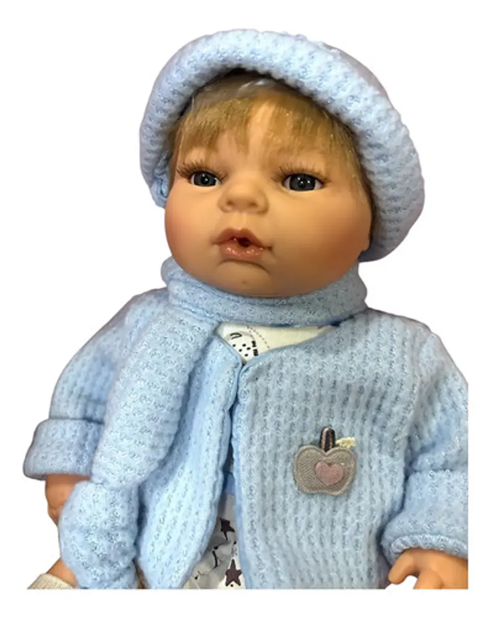 Bebe Reborn Arias España Muñeco Realista  Lloron 40cm 3
