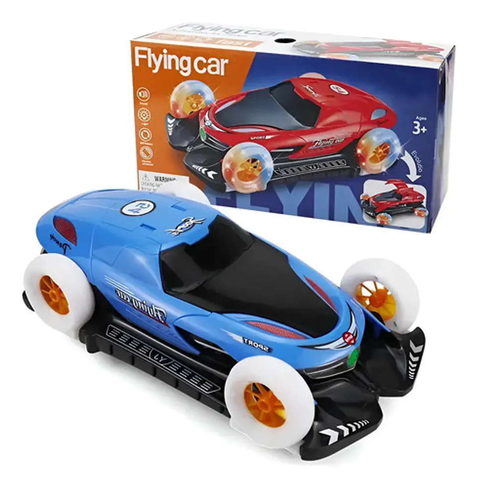 Carro De Juguete Giratorio Para Niños, Coche Eléctrico Luces 1