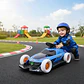 Carro De Juguete Giratorio Para Niños, Coche Eléctrico Luces - Miniatura 6