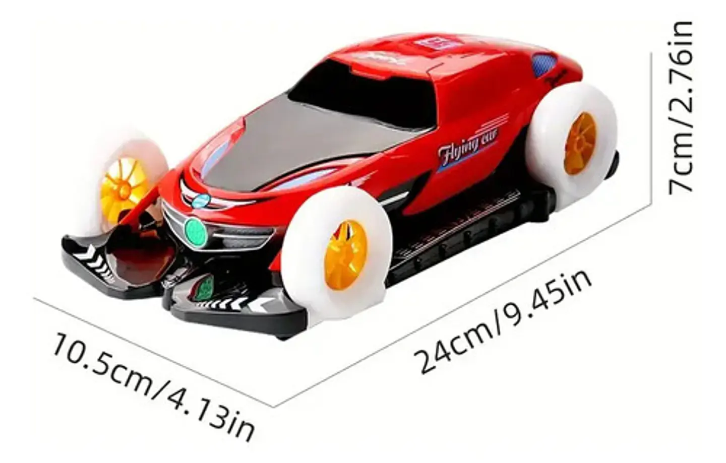 Carro De Juguete Giratorio Para Niños, Coche Eléctrico Luces 12