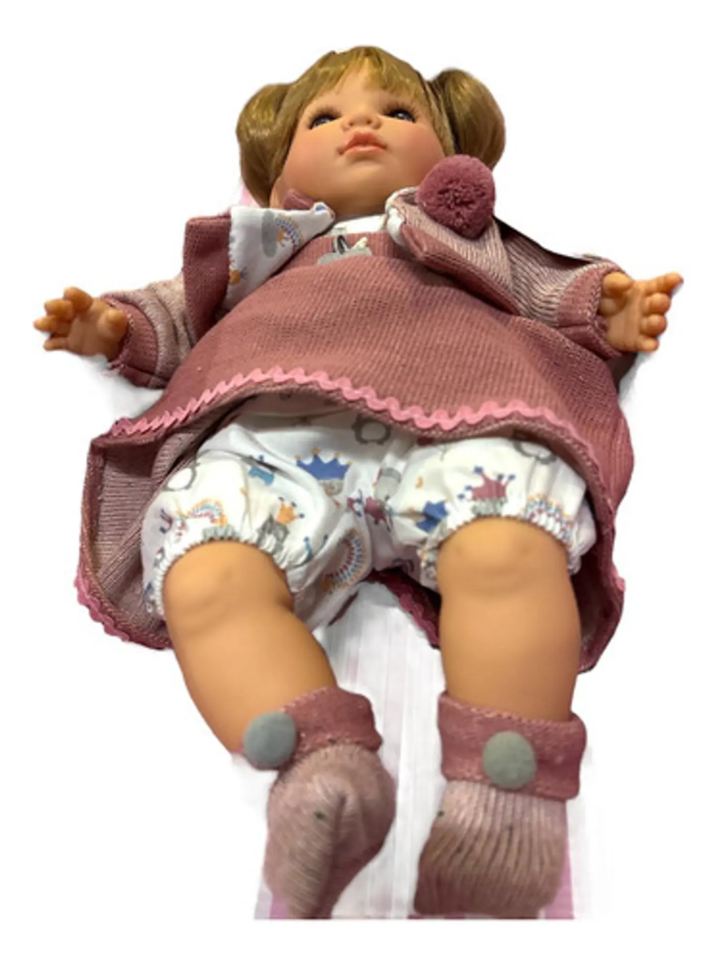 Bebe Reborn Arias España Muñeco Realista 38cm Habla 8