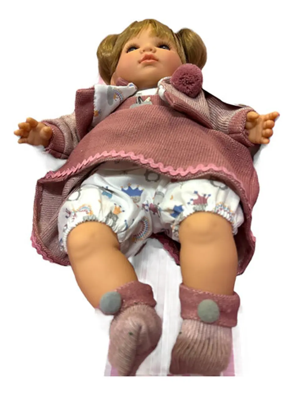 Bebe Reborn Arias España Muñeco Realista 38cm Habla 8