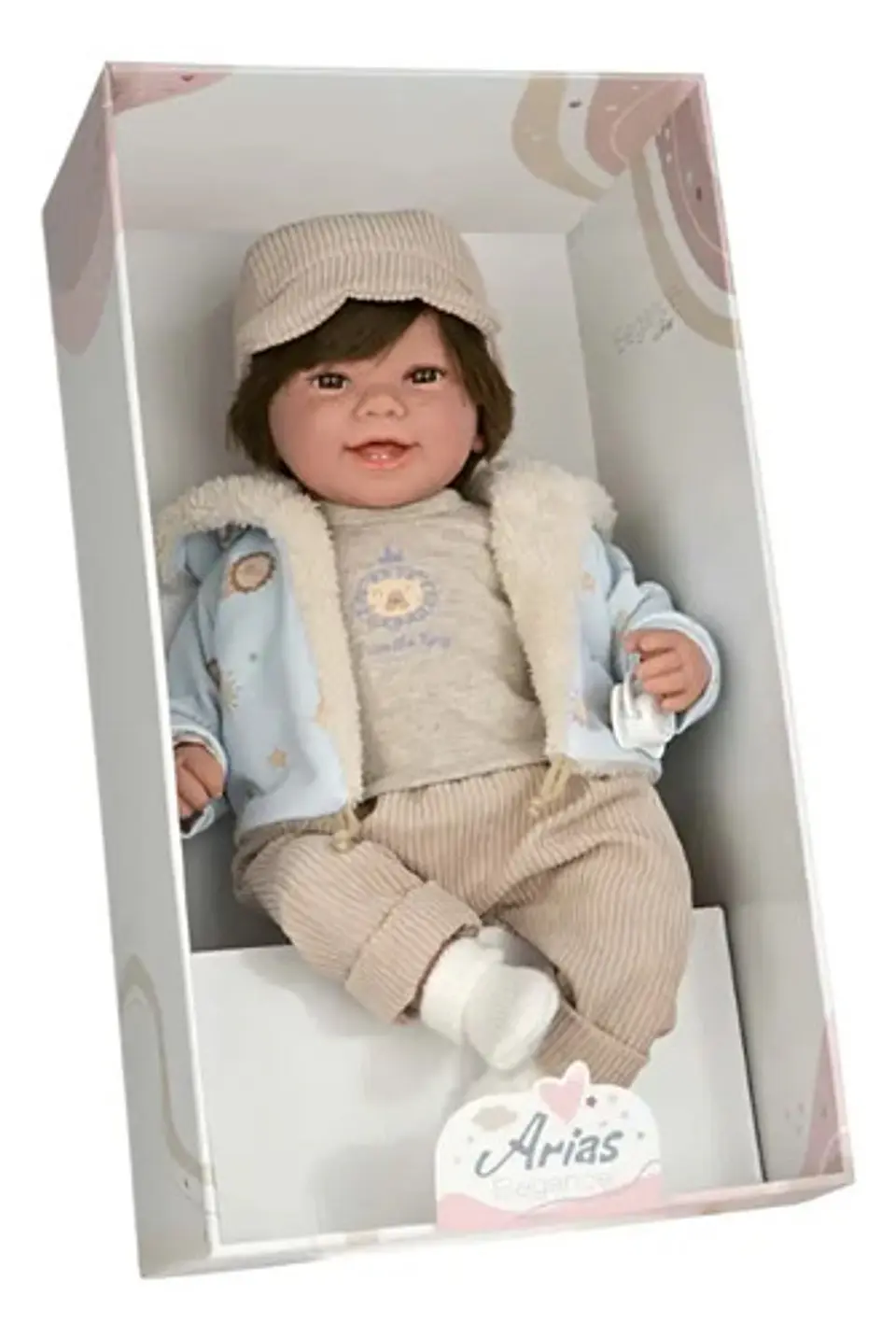 Bebe Reborn Arias España Muñeco Realista Muñeca Risa 2