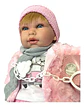Bebe Reborn Arias Muñeca Realista Berbesa Lloron Rosa - Miniatura 3