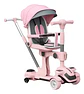 Triciclo 5 En 1 Scooter Carriola Coche Patineta Para Niña - Miniatura 1