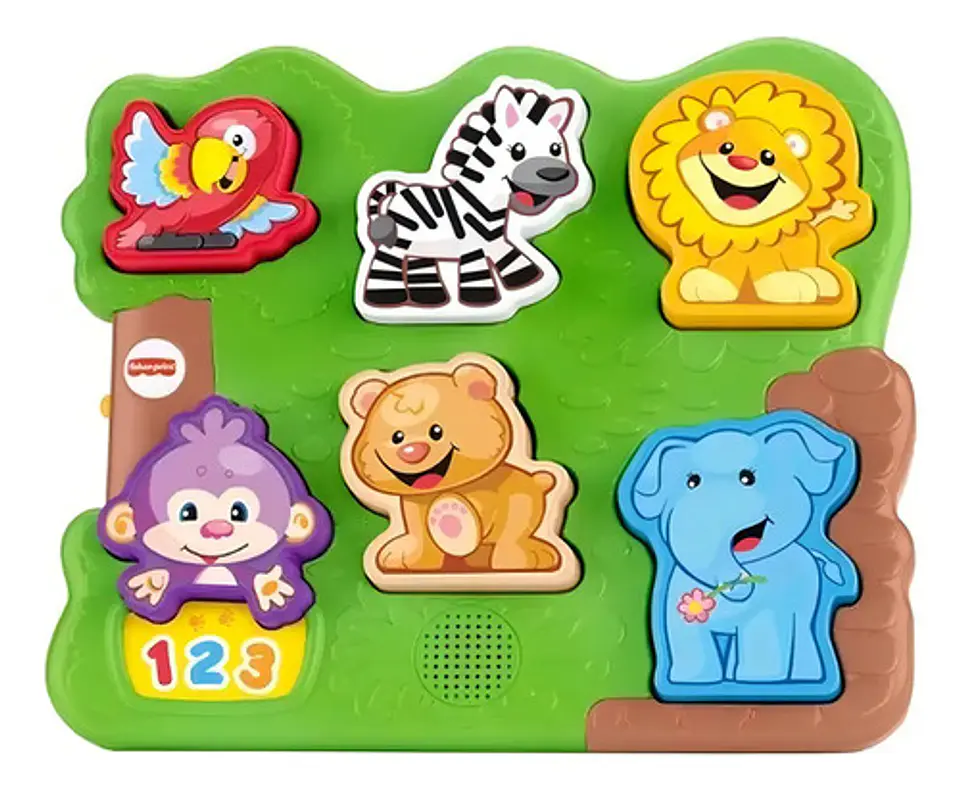 Fisher Price - Rompecabezas Encastrable Cgn03 Color Verde 1
