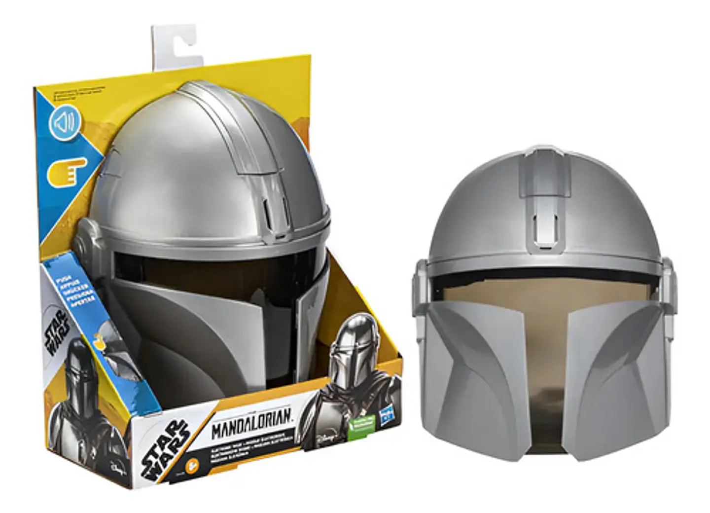 Máscara Electrónica Star Wars The Mandalorian Con Efectos 1