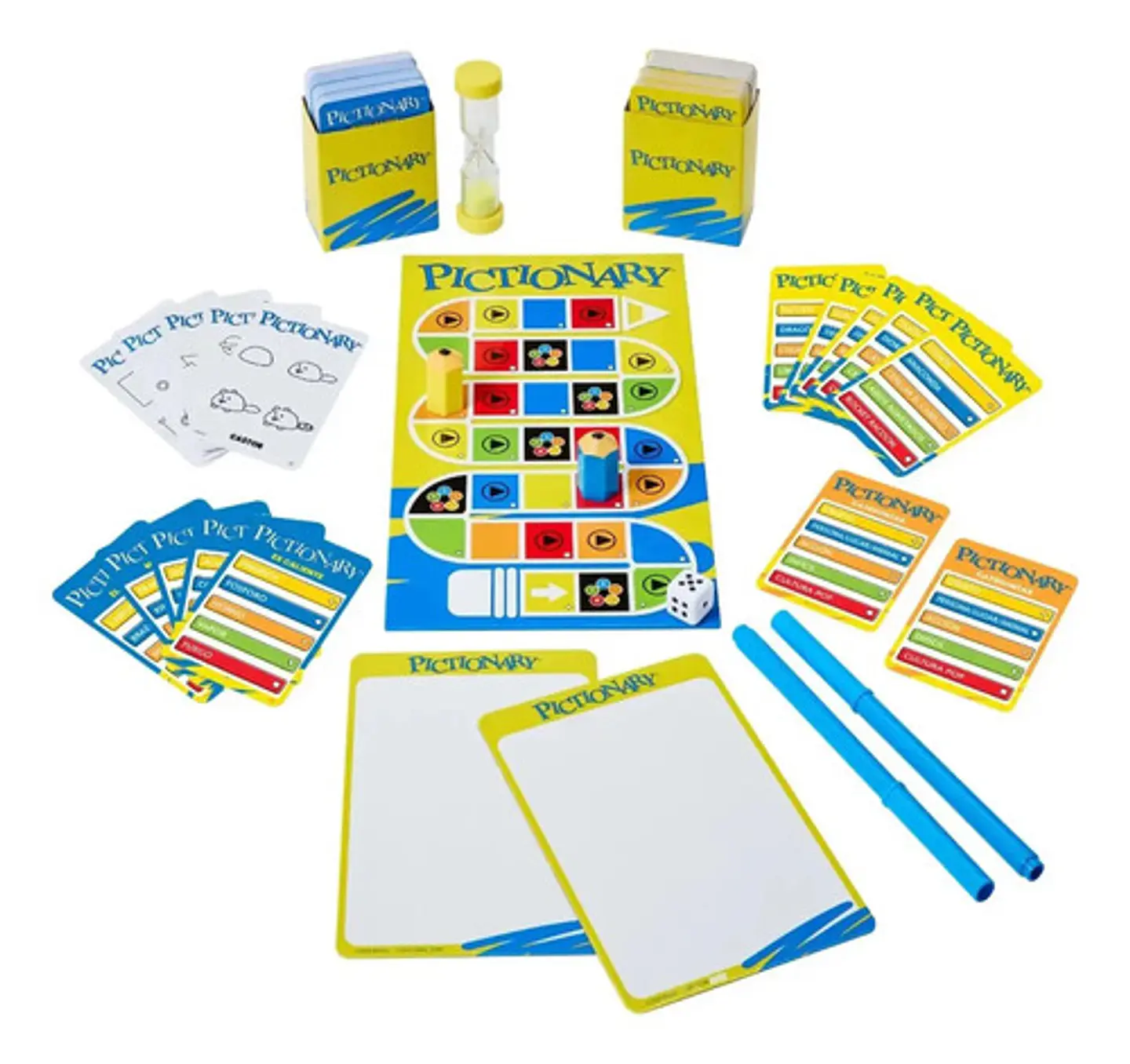 Pictionary Juego De Mesa Original 40 Aniversario Para Niños 3