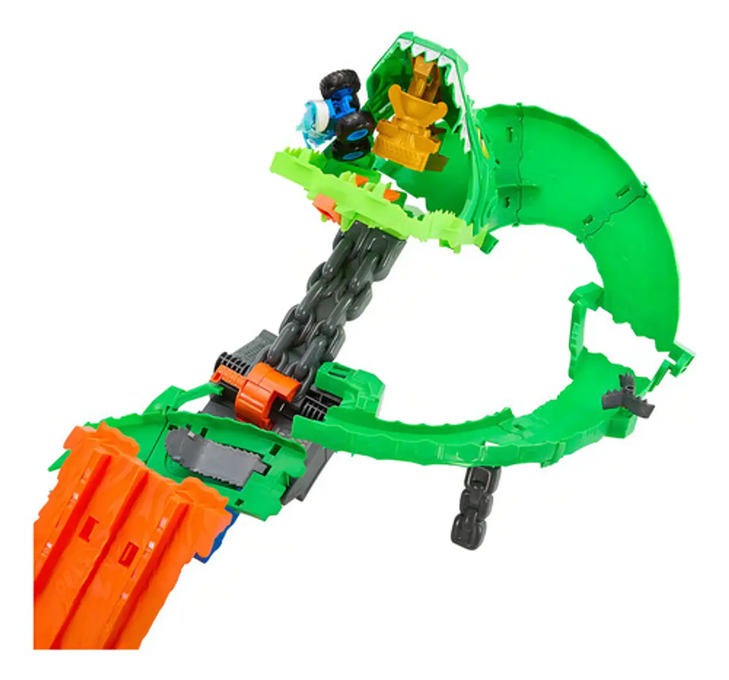 Monster Trucks Hot Wheels Dragon Demolicion 3