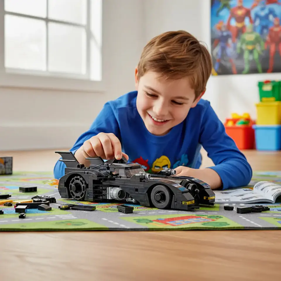 Set De Construcción Armable Batman Batimovil 366pcs Niños 5