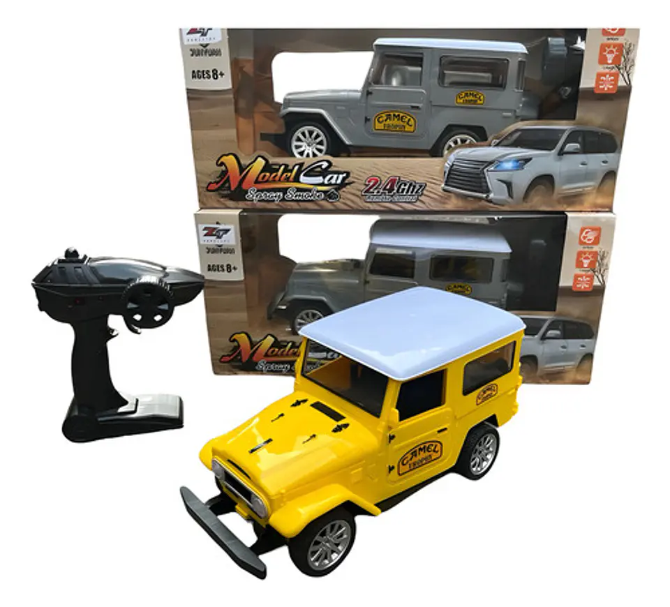 Carro A Control Remoto Toyota Fj40 Luces Y Sonidos 14