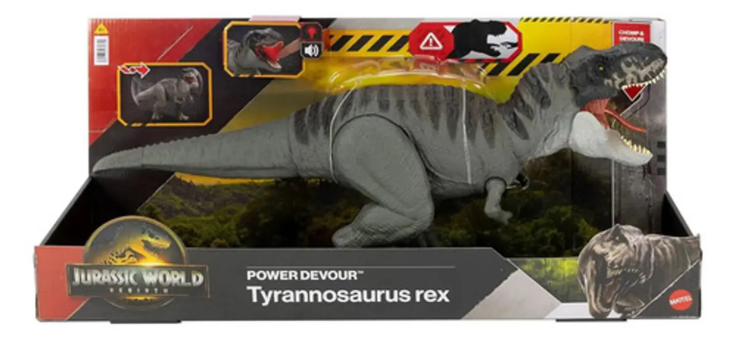Jurassic World Rebirth: El Poder Devora Al Tiranosaurio Rex Mattel 3