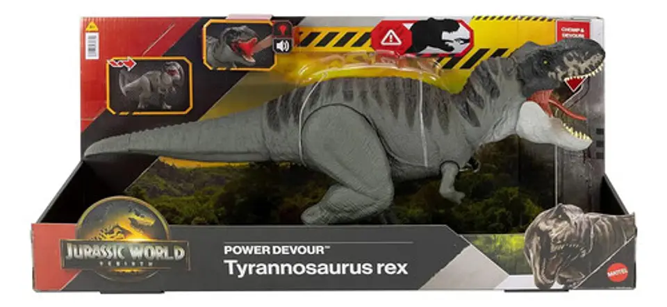Jurassic World Rebirth: El Poder Devora Al Tiranosaurio Rex Mattel 3