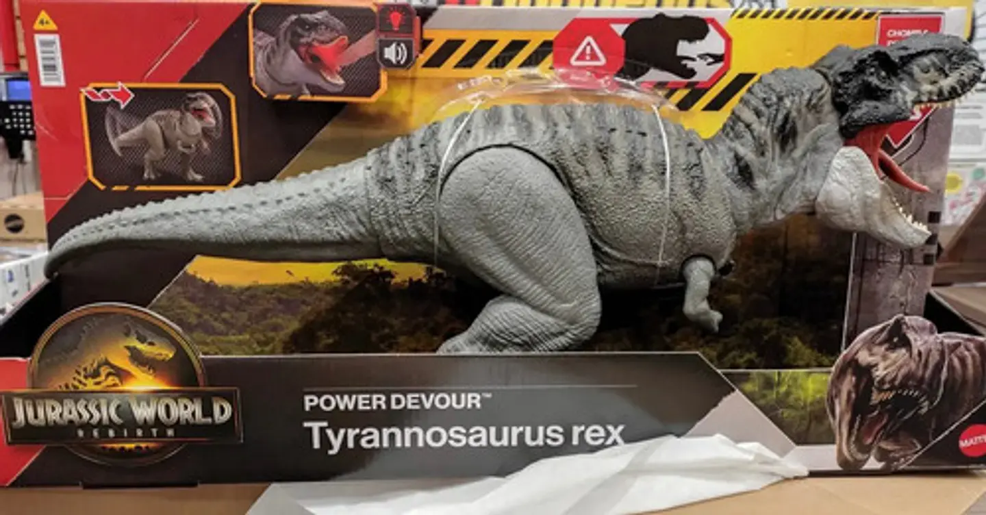 Jurassic World Rebirth: El Poder Devora Al Tiranosaurio Rex Mattel 5
