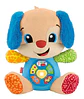 Peluche Puppy Perrito Aprende Conmigo Fisher-price Azul Claro Tamaño Mediano - Miniatura 2