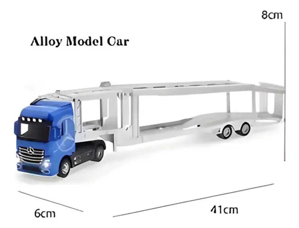 Camion Tractomula Mercedes Benz Niñera Coleccion Escala 1:50 5