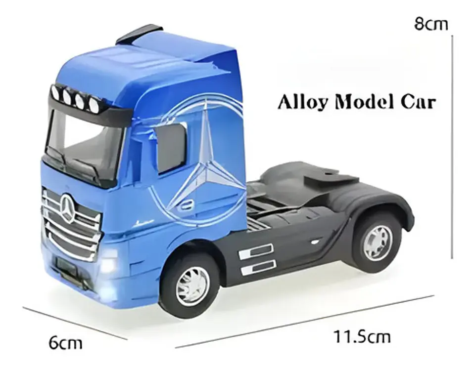 Camion Tractomula Mercedes Benz Niñera Coleccion Escala 1:50 6