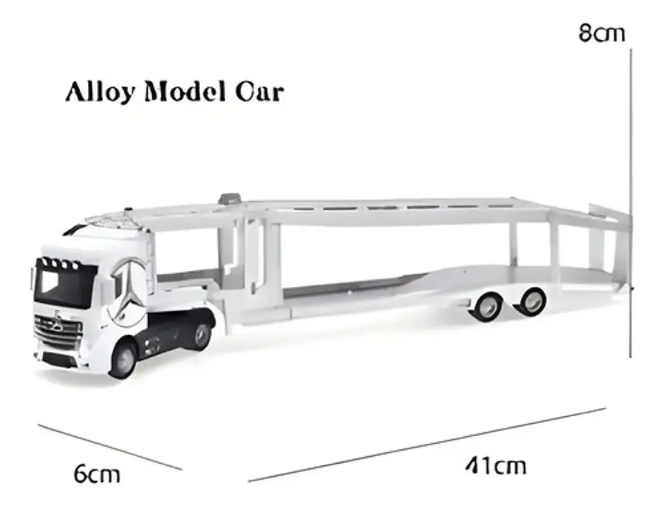 Camion Tractomula Mercedes Benz Niñera Coleccion Escala 1:50 9