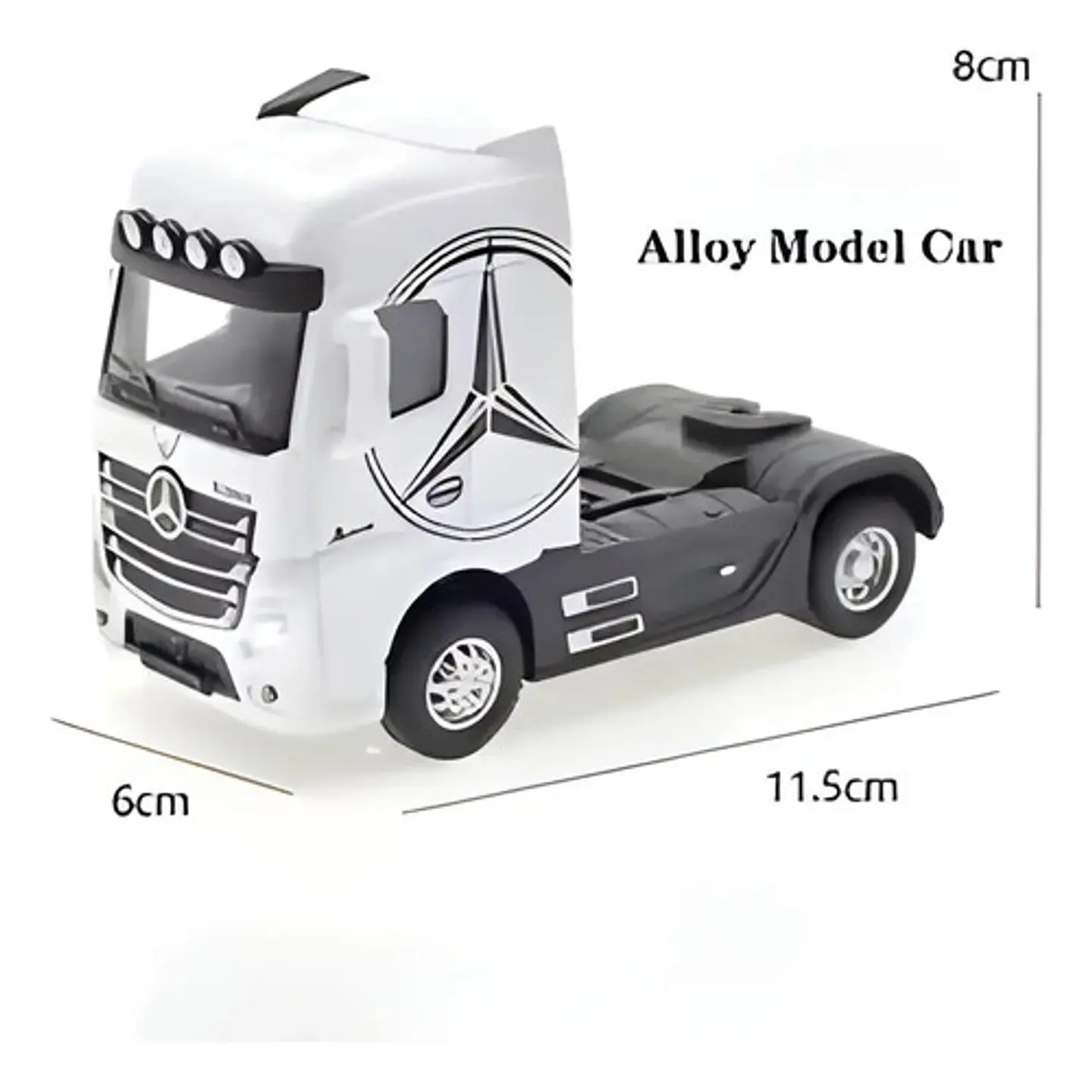 Camion Tractomula Mercedes Benz Niñera Coleccion Escala 1:50 10