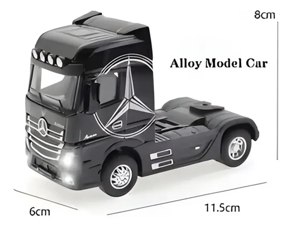 Camion Tractomula Mercedes Benz Niñera Coleccion Escala 1:50 16