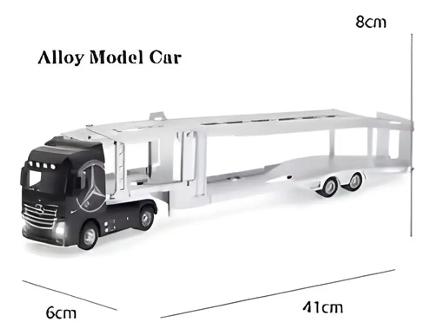 Camion Tractomula Mercedes Benz Niñera Coleccion Escala 1:50 17