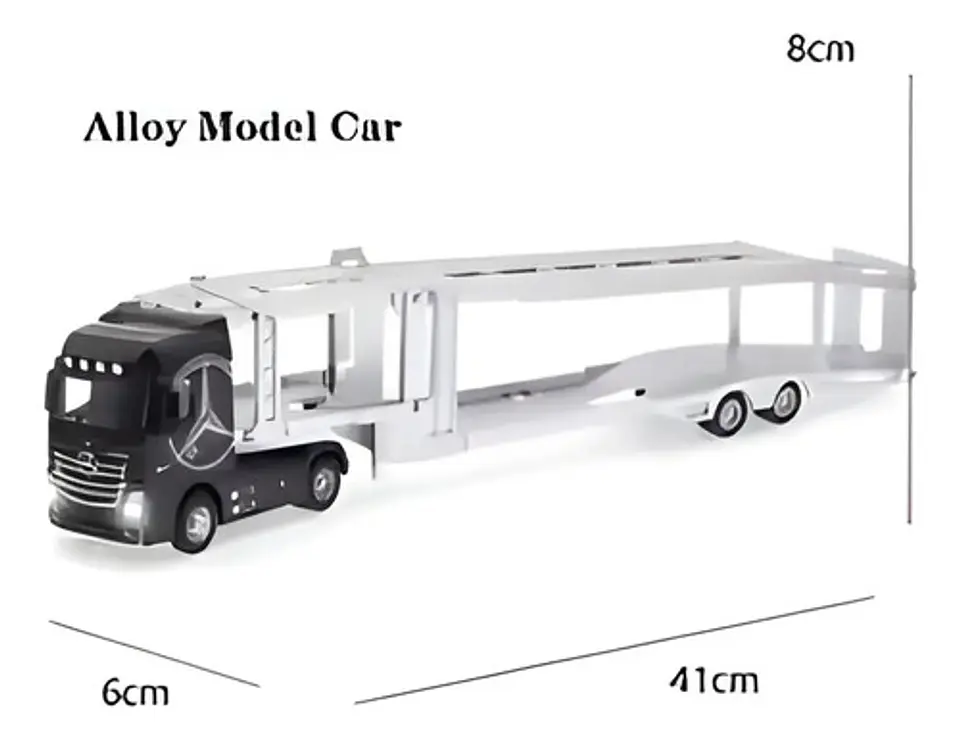 Camion Tractomula Mercedes Benz Niñera Coleccion Escala 1:50 17