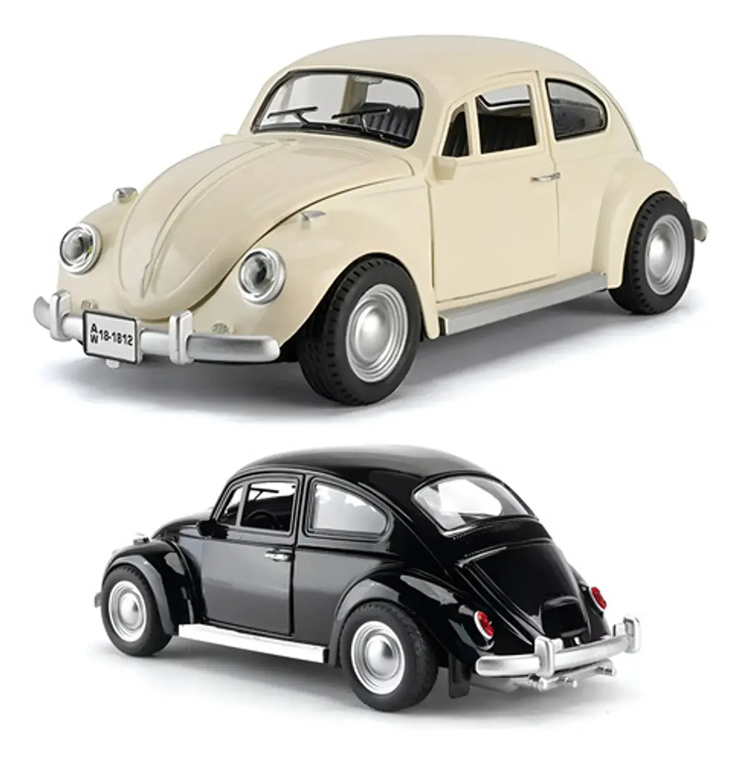 Volkswagen Beetle 1955 Clásico  Metal Coche 1/18 Topolino 1