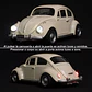 Volkswagen Beetle 1955 Clásico  Metal Coche 1/18 Topolino - Miniatura 4
