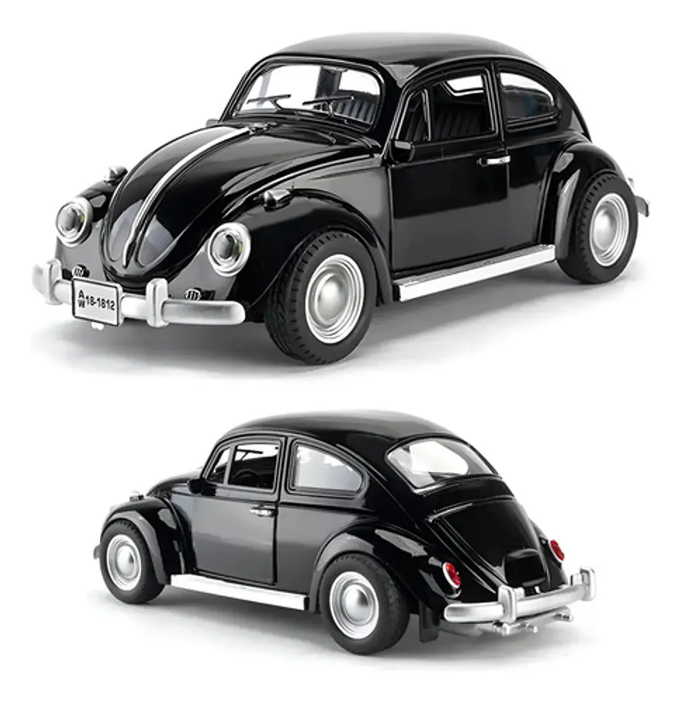 Volkswagen Beetle 1955 Clásico  Metal Coche 1/18 Topolino 7