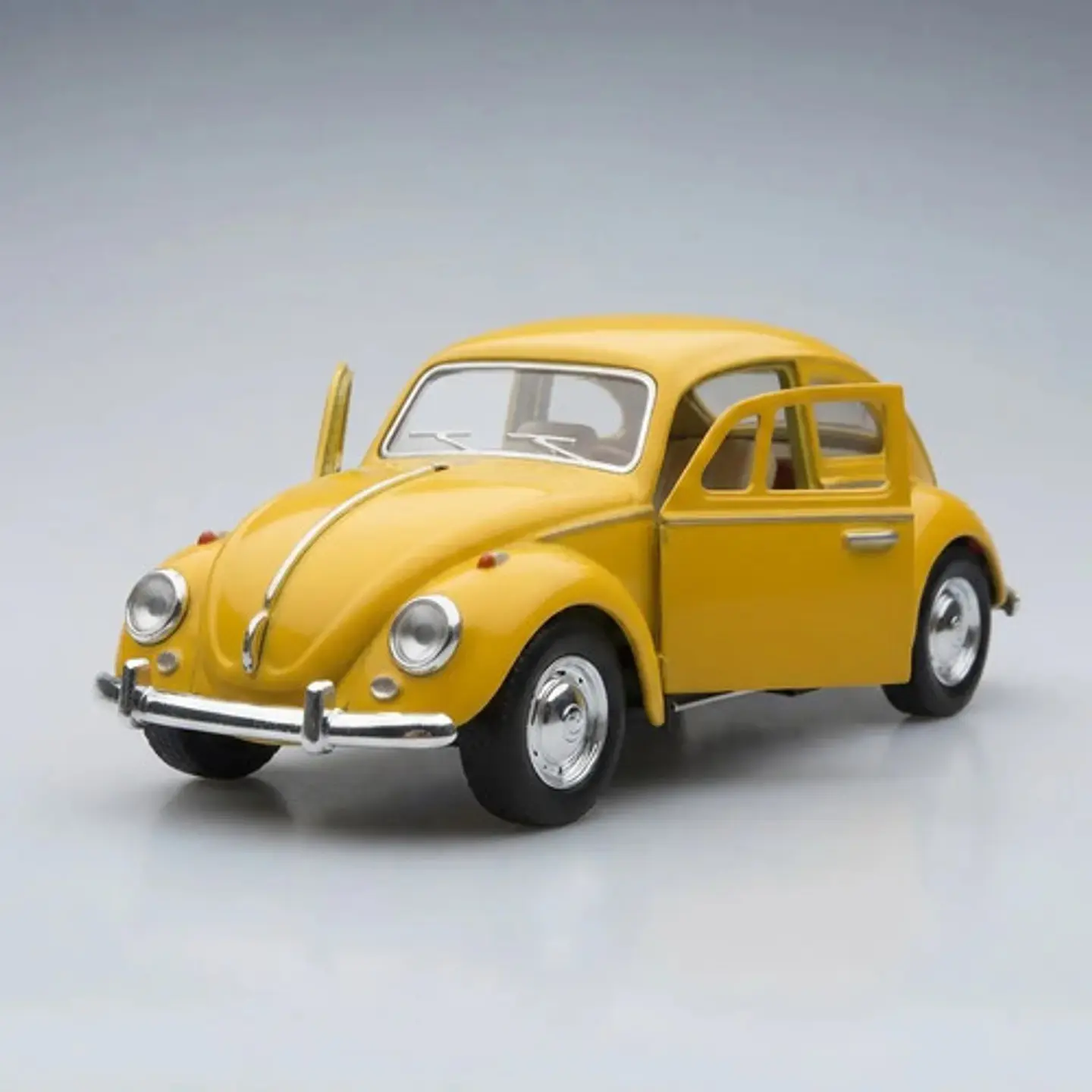 Volkswagen Beetle 1955 Clásico  Metal Coche 1/18 Topolino 23